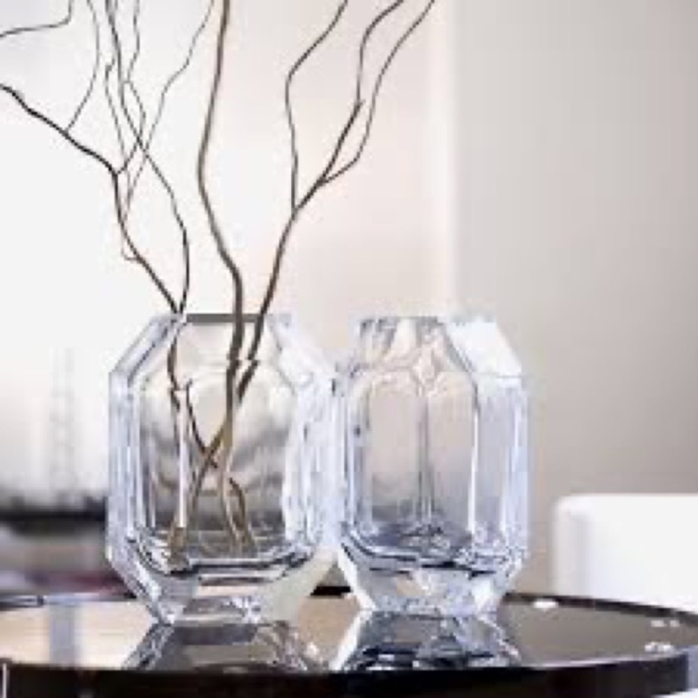 Baccarat Octogone Vase 9.8”